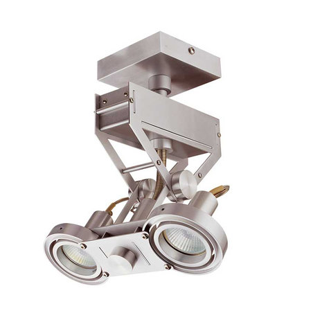 Artdelight Spot Koln 2 lichts H 28 cm aluminium Artdelight Spot Koln 2 lichts H 28 cm aluminium