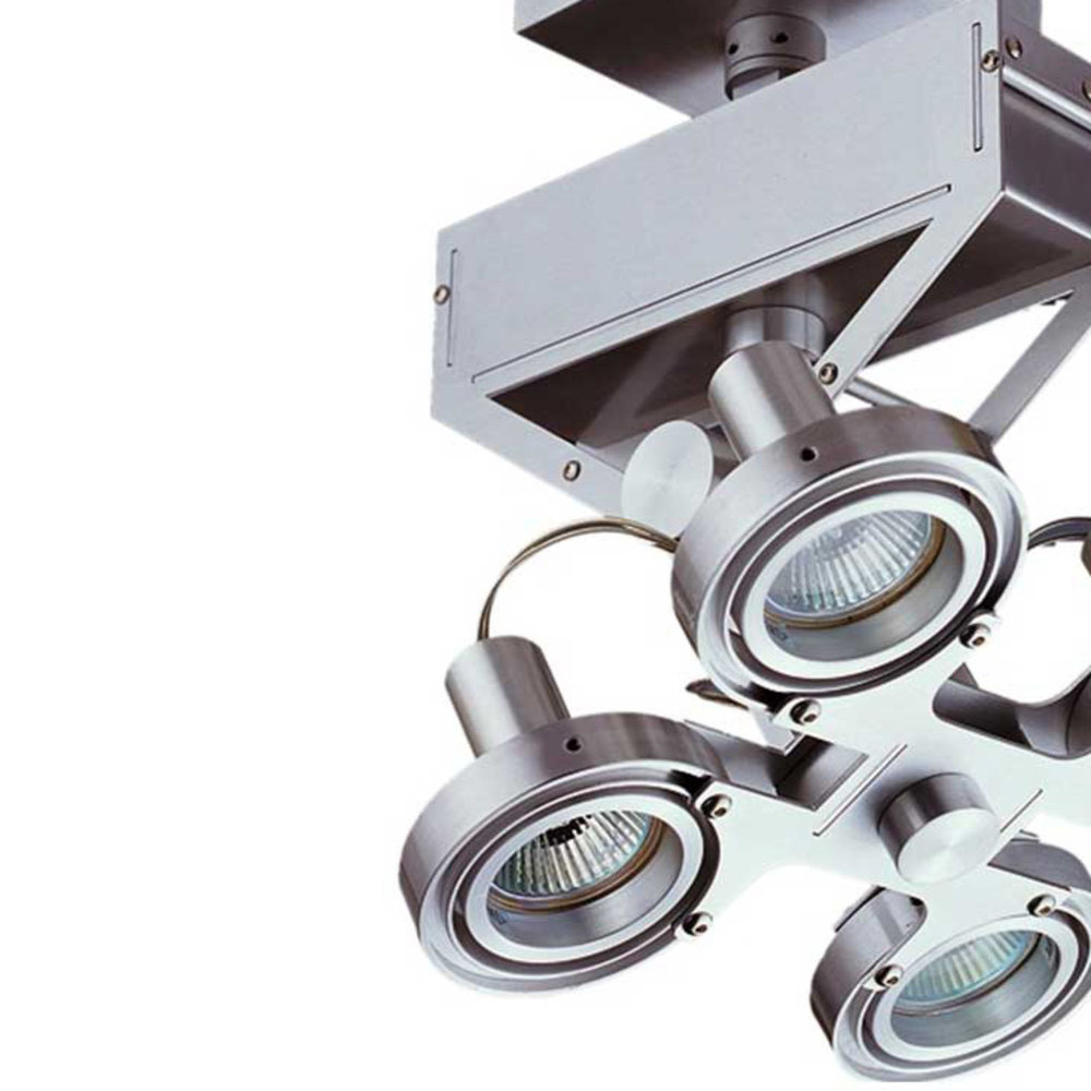 Artdelight Spot Koln 4 lichts H 28 cm aluminium Artdelight Spot Koln 4 lichts H 28 cm aluminium