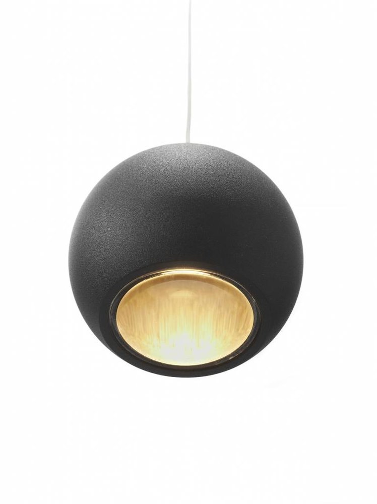 Artdelight Hanglamp Denver 3 lichts Ø 10 cm L 100 cm zwart