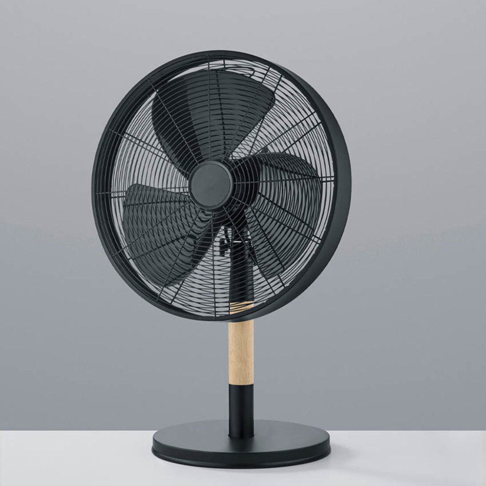 Trio Leuchten Tafelventilator Viking Ø 35 cm H 57 cm zwart Trio Leuchten Tafelventilator Viking Ø 35 cm H 57 cm zwart