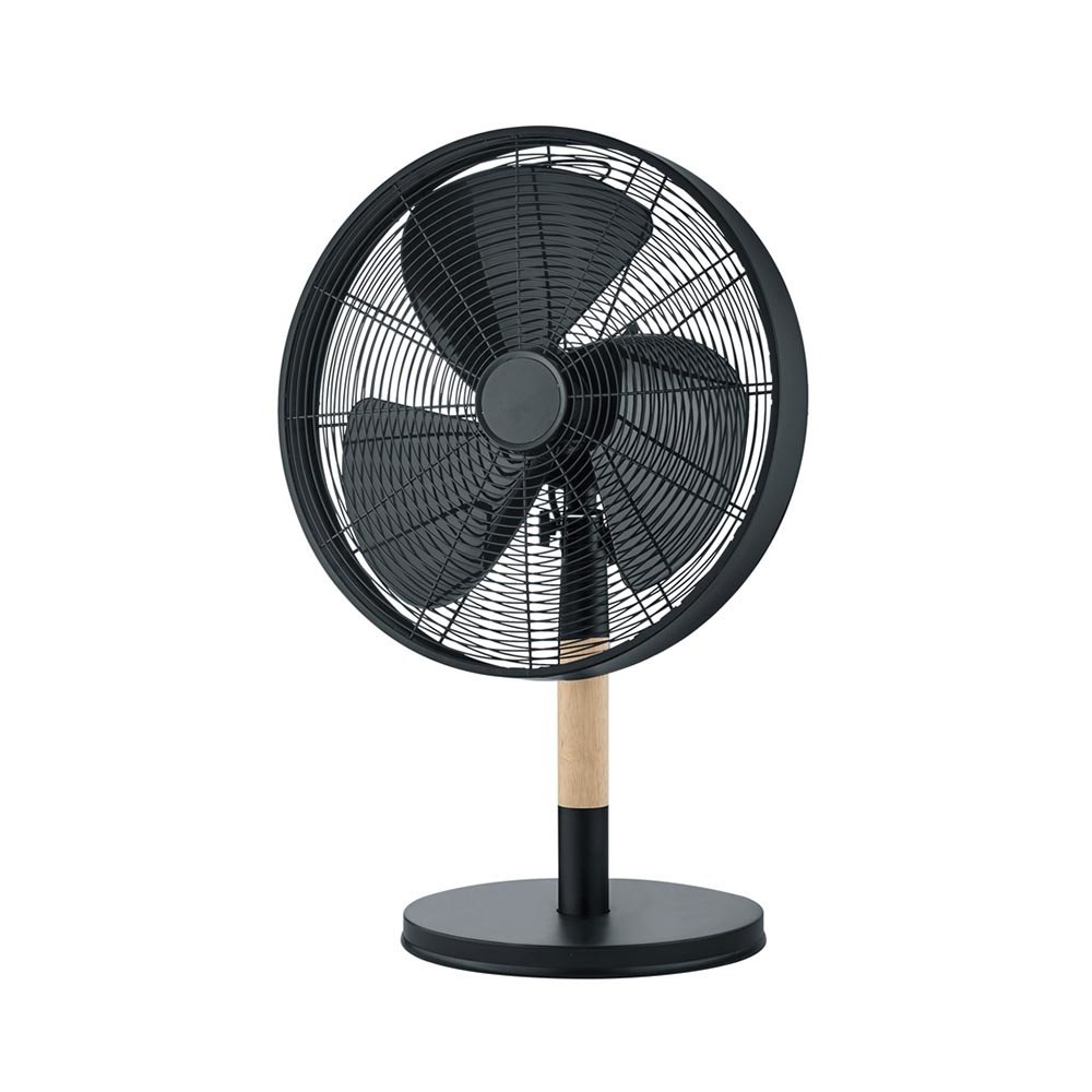 Trio Leuchten Tafelventilator Viking Ø 35 cm H 57 cm zwart Trio Leuchten Tafelventilator Viking Ø 35 cm H 57 cm zwart