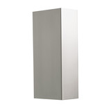 Masterlight Wandlamp Metallico H 22 cm B 10 cm mat chroom Masterlight Wandlamp Metallico H 22 cm B 10 cm mat chroom