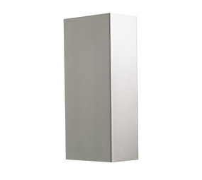 Masterlight Wandlamp Metallico H 22 cm B 10 cm mat chroom Masterlight Wandlamp Metallico H 22 cm B 10 cm mat chroom