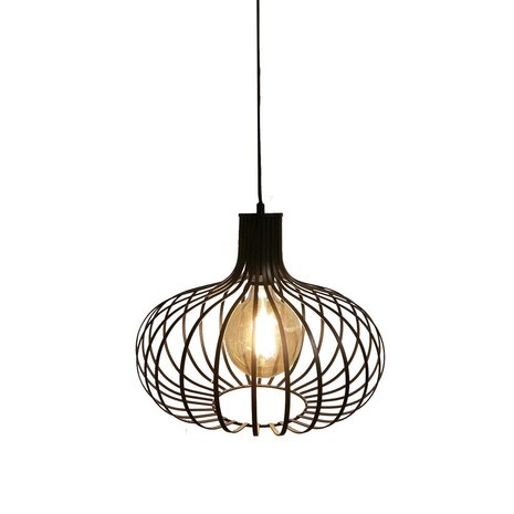 Artdelight Hanglamp Lauren Ø 38 cm zwart Artdelight Hanglamp Lauren Ø 38 cm zwart