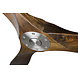 Lamponline Plafondventilator Eco Genuino Ø 122 cm mat chroom-noten Lamponline Plafondventilator Eco Genuino Ø 122 cm mat chroom-noten