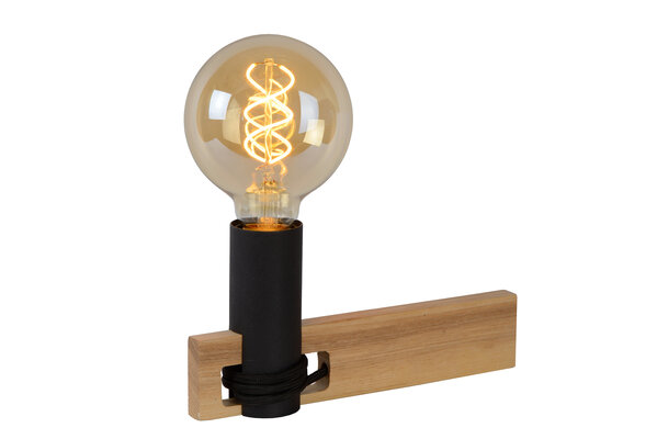 Lucide TANNER - Tafellamp - 1xE27 - Licht hout Lucide TANNER - Tafellamp - 1xE27 - Licht hout