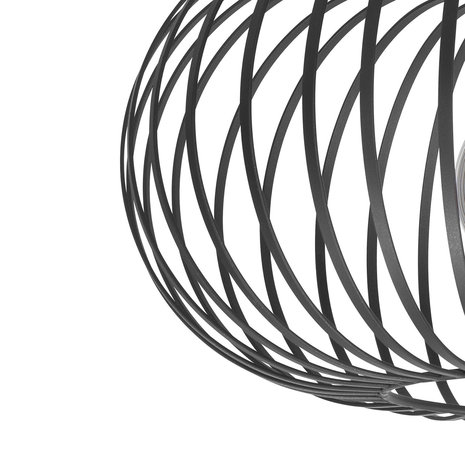 Highlight Plafondlamp Bolato Ø 50 cm zwart Highlight Plafondlamp Bolato Ø 50 cm zwart