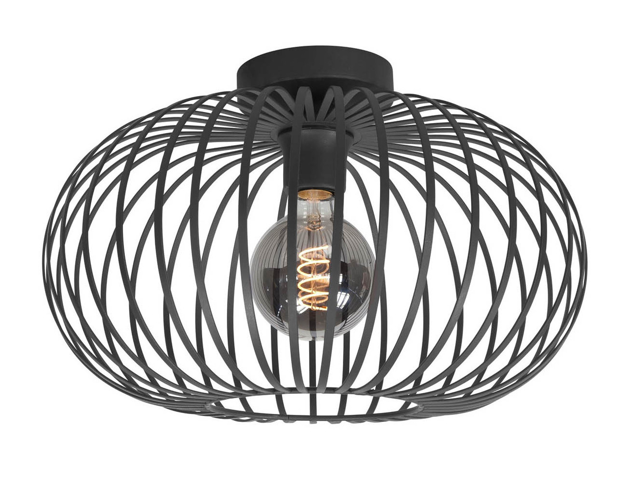 Highlight Plafondlamp Bolato Ø 50 cm zwart Highlight Plafondlamp Bolato Ø 50 cm zwart