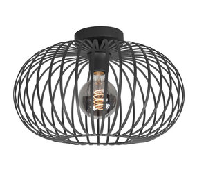 Highlight Plafondlamp Bolato Ø 50 cm zwart