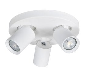 Highlight Spot Oliver 3 lichts rond wit Highlight Spot Oliver 3 lichts rond wit