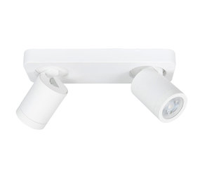 Highlight Spot Oliver 2 lichts balk badkamer IP44 wit Highlight Spot Oliver 2 lichts balk badkamer IP44 wit