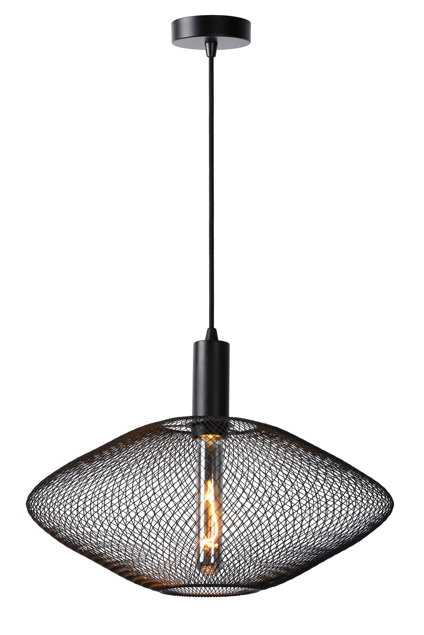 Lucide MESH Hanglamp E27/40W Zwart