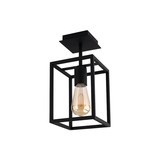 Nowodvorski Plafondlamp Crate H 30,5 cm B 15 cm zwart Nowodvorski Plafondlamp Crate H 30,5 cm B 15 cm zwart