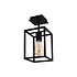 Plafondlamp Crate H 30,5 cm B 15 cm zwart Plafondlamp Crate H 30,5 cm B 15 cm zwart