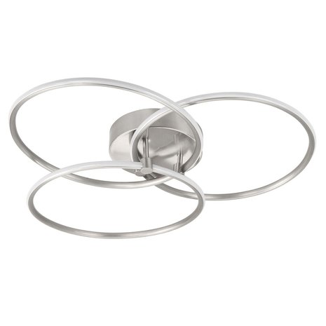 Highlight Plafondlamp Circles Ø  49 cm mat chroom Highlight Plafondlamp Circles Ø  49 cm mat chroom