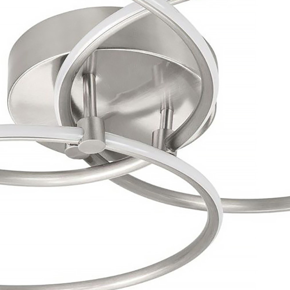 Highlight Plafondlamp Circles Ø  49 cm mat chroom Highlight Plafondlamp Circles Ø  49 cm mat chroom