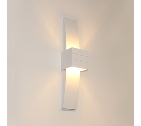 Artdelight Wandlamp Gyhum II H 39 cm B 8 cm excl. G9 wit Artdelight Wandlamp Gyhum II H 39 cm B 8 cm excl. G9 wit