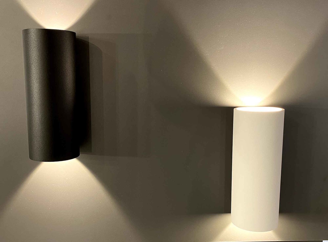 Artdelight Wandlamp Brody 2 lichts H 18 cm zwart Artdelight Wandlamp Brody 2 lichts H 18 cm zwart