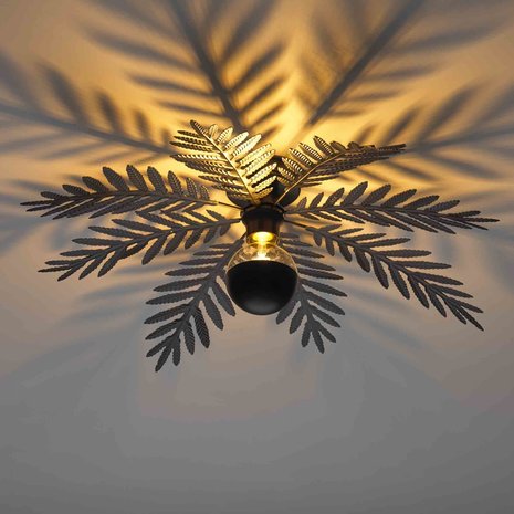 Ylumen Plafondlamp Palm 8 bladen Ø 65 cm zwart Ylumen Plafondlamp Palm 8 bladen Ø 65 cm zwart