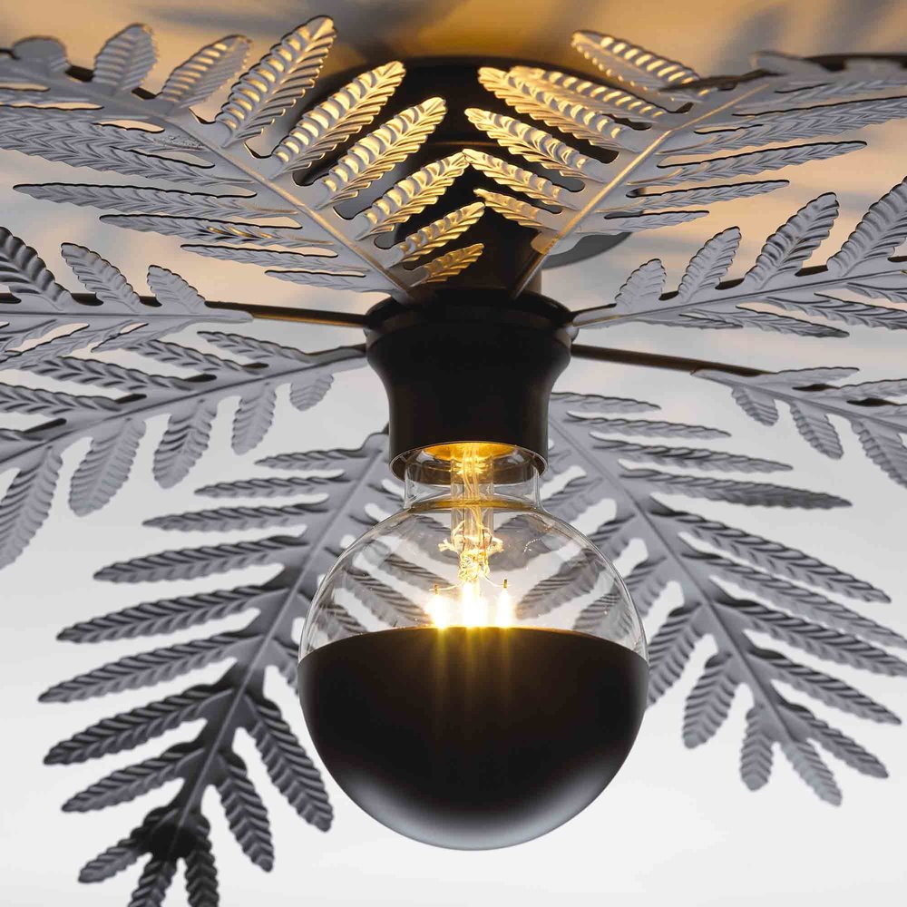 Ylumen Plafondlamp Palm 8 bladen Ø 65 cm zwart Ylumen Plafondlamp Palm 8 bladen Ø 65 cm zwart