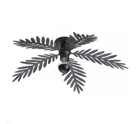Ylumen Plafondlamp Palm 5 bladen Ø 60 cm zwart Ylumen Plafondlamp Palm 5 bladen Ø 60 cm zwart