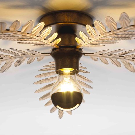 Ylumen Plafondlamp Palm 5 bladen Ø 60 cm goud bruin Ylumen Plafondlamp Palm 5 bladen Ø 60 cm goud bruin