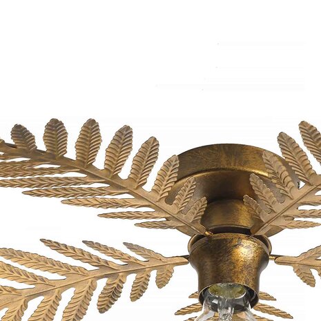 Ylumen Plafondlamp Palm 5 bladen Ø 60 cm goud bruin Ylumen Plafondlamp Palm 5 bladen Ø 60 cm goud bruin