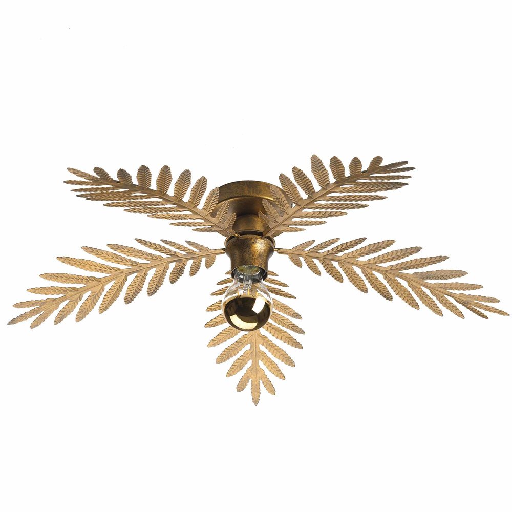 Ylumen Plafondlamp Palm 5 bladen Ø 60 cm goud bruin Ylumen Plafondlamp Palm 5 bladen Ø 60 cm goud bruin