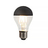 LED E27 lamp 4 Watt kopspiegel zwart filament LED E27 lamp 4 Watt kopspiegel zwart filament