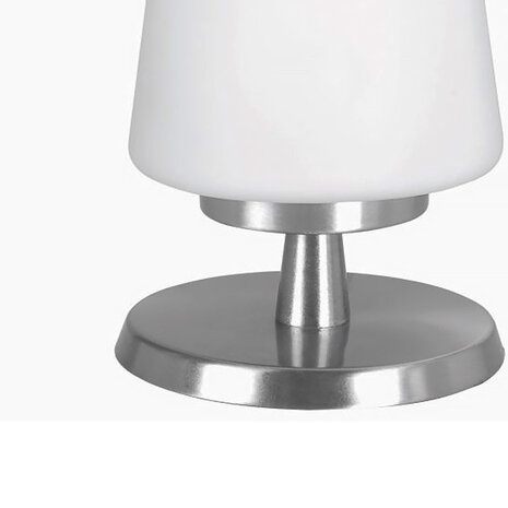 Highlight Tafellamp Chloé touch H 21 cm Ø 10 cm mat chroom Highlight Tafellamp Chloé touch H 21 cm Ø 10 cm mat chroom