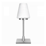 Highlight Tafellamp Oscar touch H 27 cm Ø 10 cm mat chroom Highlight Tafellamp Oscar touch H 27 cm Ø 10 cm mat chroom