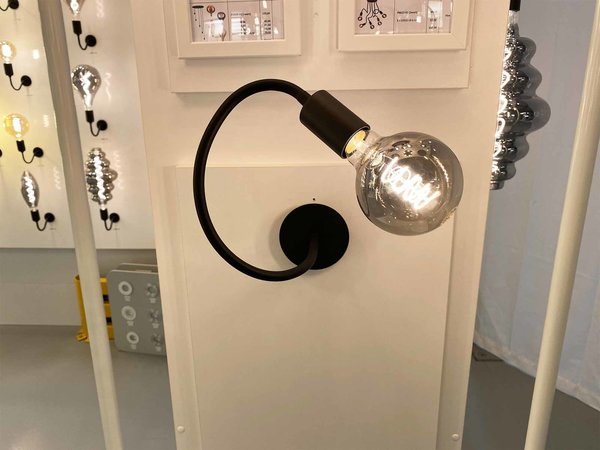 Highlight Wandlamp Flex 50 cm E27 zwart Highlight Wandlamp Flex 50 cm E27 zwart