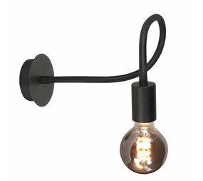 Highlight Wandlamp Flex 50 cm E27 zwart Highlight Wandlamp Flex 50 cm E27 zwart