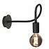 Wandlamp Flex 50 cm E27 zwart Wandlamp Flex 50 cm E27 zwart