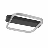 Highlight Plafondlamp Ascona L 36 B 30 cm mat chroom-zwart Highlight Plafondlamp Ascona L 36 B 30 cm mat chroom-zwart