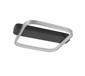 Highlight Plafondlamp Ascona L 36 B 30 cm mat chroom-zwart Highlight Plafondlamp Ascona L 36 B 30 cm mat chroom-zwart