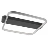 Highlight Plafondlamp Ascona L 46 B 40 cm mat chroom-zwart Highlight Plafondlamp Ascona L 46 B 40 cm mat chroom-zwart