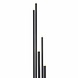 Highlight Vloerlamp Tubes 5 lichts H 155 cm zwart Highlight Vloerlamp Tubes 5 lichts H 155 cm zwart
