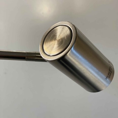 Highlight Vloerlamp Burgos 1 lichts H 134 cm mat chroom