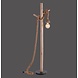 Paul Neuhaus Vloerlamp Rope H 150 cm bruin-zwart Paul Neuhaus Vloerlamp Rope H 150 cm bruin-zwart