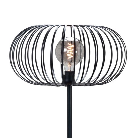 Highlight Vloerlamp Bolato H 164 cm  Ø 50 cm zwart Highlight Vloerlamp Bolato H 164 cm  Ø 50 cm zwart