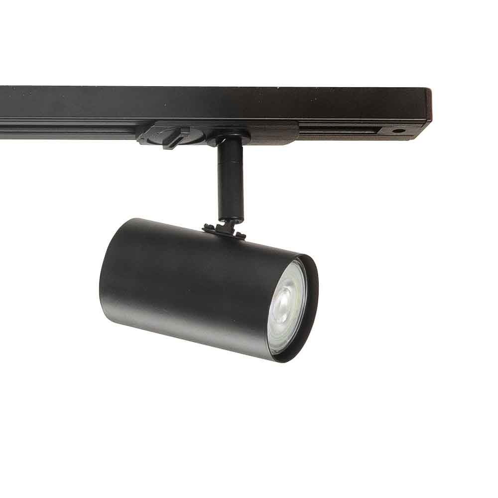 Highlight Railsysteem Trackline 150 cm + 4 cilinder spots zwart