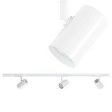 Highlight Railsysteem Trackline 100 cm + 3 cilinder spots wit Highlight Railsysteem Trackline 100 cm + 3 cilinder spots wit