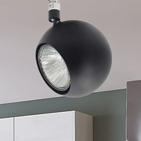 Highlight Railspot Trackline retrobol spot zwart