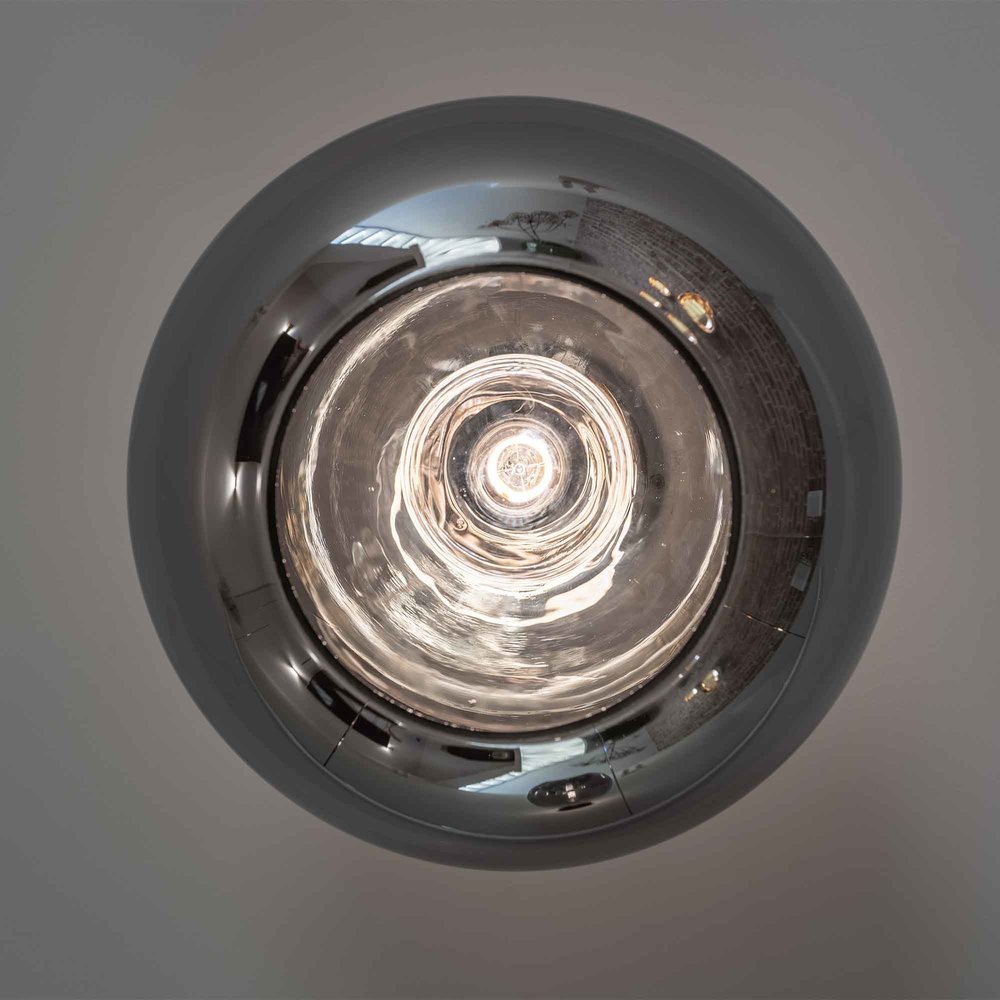 Artdelight Plafondlamp Botany Ø 18 cm rook glas zwart Artdelight Plafondlamp Botany Ø 18 cm rook glas zwart