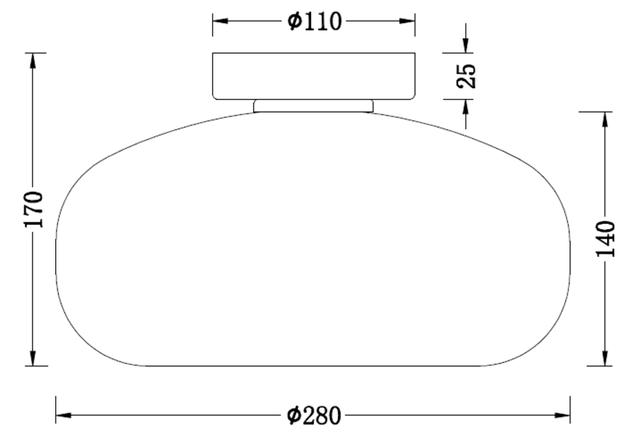 Artdelight Plafondlamp Paradise Ø 28 cm rook glas zwart Artdelight Plafondlamp Paradise Ø 28 cm rook glas zwart