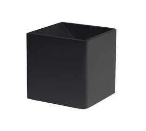 Highlight Wandlamp Stretto 6 Watt 10x10 cm zwart