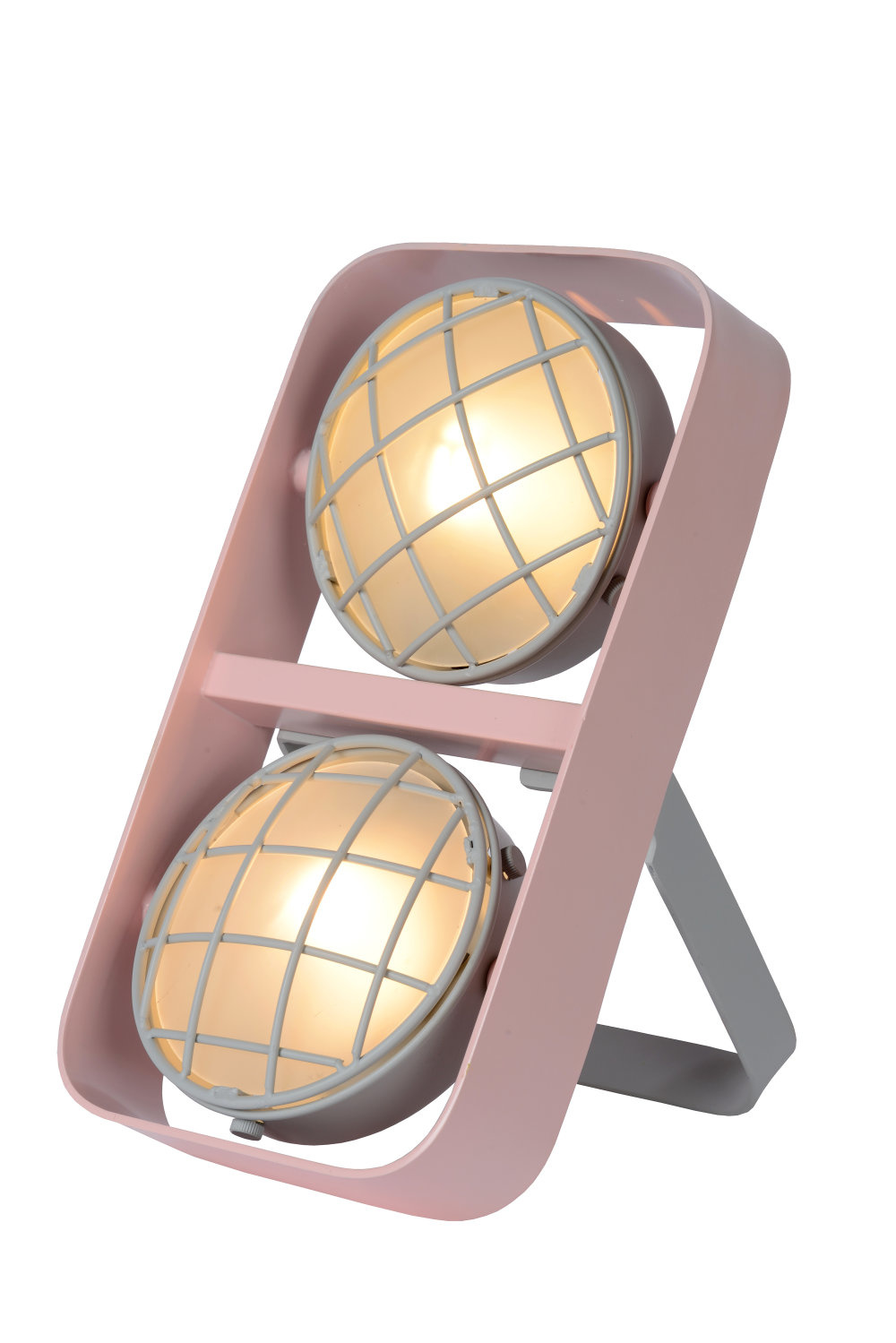 Lucide RENGER Tafellamp Kinder-Roze-2xG9-25W-Staal