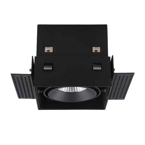 Artdelight Inbouwspot Trofa 1 lichts GU10 Trimless zwart Artdelight Inbouwspot Trofa 1 lichts GU10 Trimless zwart