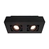 Spot Bosco 2 lichts L 25 cm B 14 cm zwart Spot Bosco 2 lichts L 25 cm B 14 cm zwart